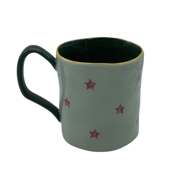 World Market Sun & Moon Stars Ceramic Mug Hand Painted Galazy - Picture 2 of 4